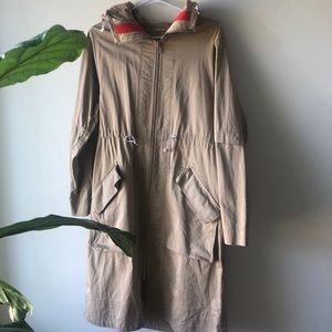 Babaton Beige Anorak with Hood